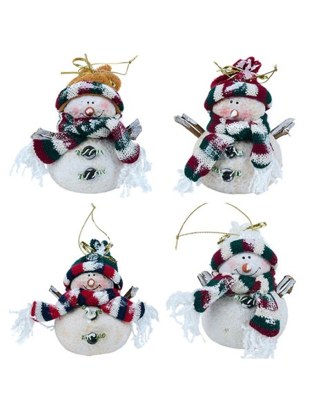 Snowman Christmas hanging - 4 pieces