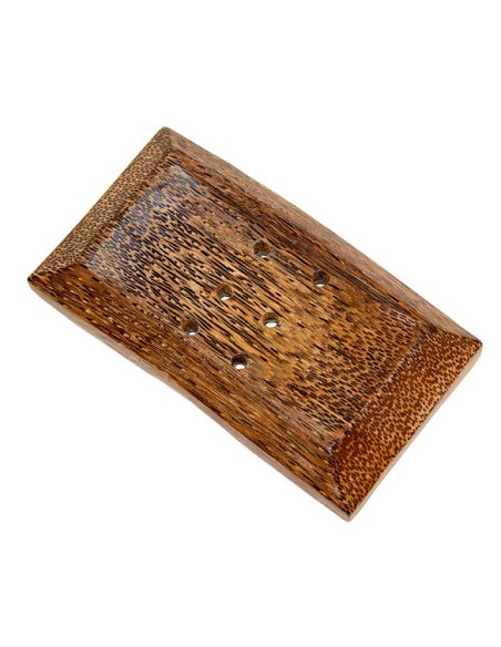 Porte savon en bois de coco - rectangle