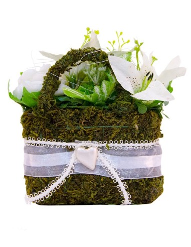 Carton of flower bouquets - flower basket