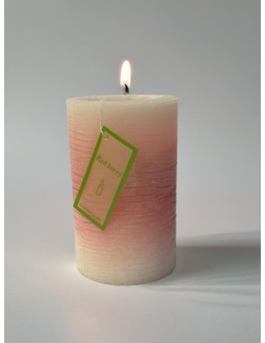 Scented votive candle with red fruits 7.3 x 12 cm