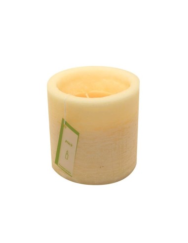 Peach Scented Candle in Lantern - Cylindrical 10 x 10 cm