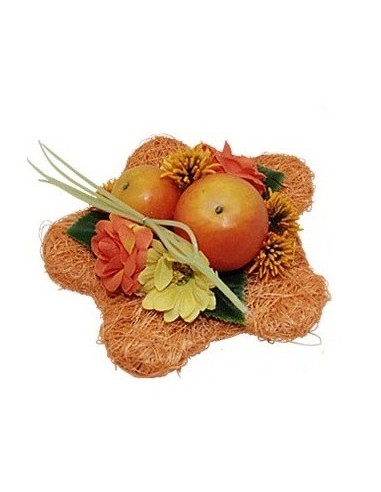 Decorazione fiori arancione