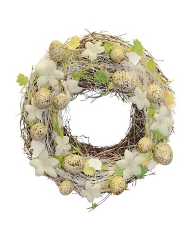 Easter Flowered Wreath