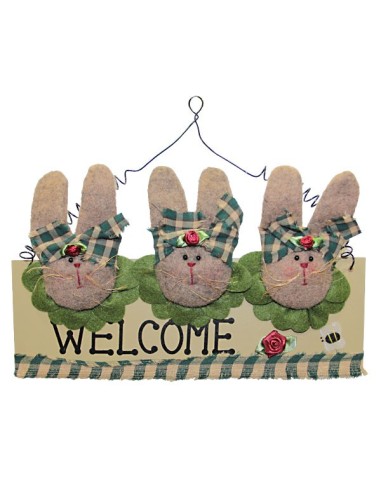 Welcome plaque Small Rabbits